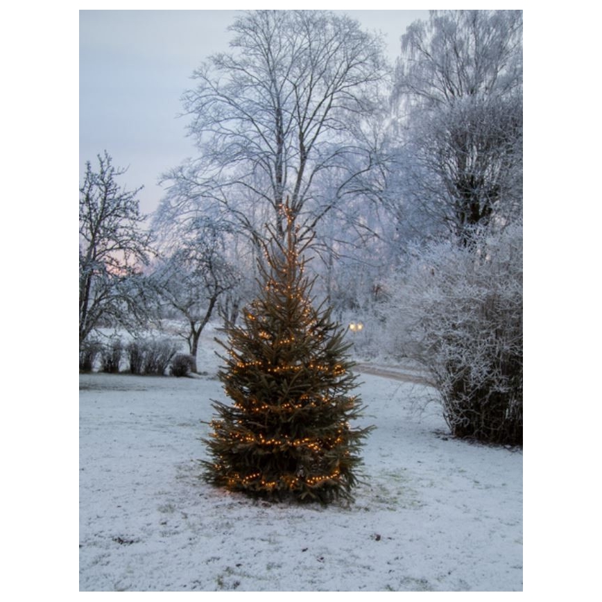 Eglo - LED вулична різдвяна гірлянда 1200 світлодіодів 29 м IP44 теплий білий