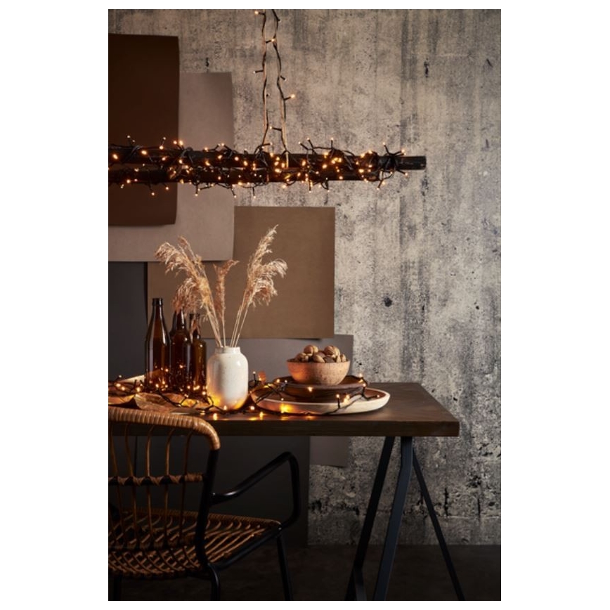 Eglo - LED вулична різдвяна гірлянда 1200 світлодіодів 29 м IP44 теплий білий