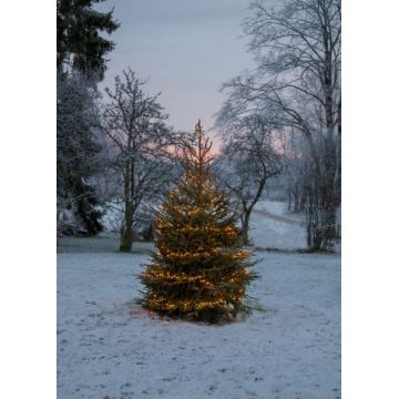 Eglo - Светодиодная уличная рождественская гирлянда 1200xLED 24 м IP44 теплый белый