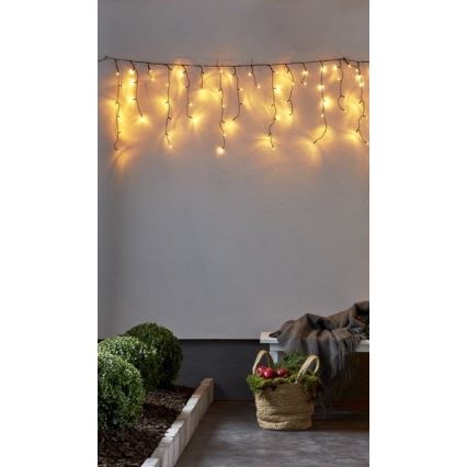 Eglo - Вулична різдвяна LED гірлянда 240xLED 5,9м теплий білий IP44