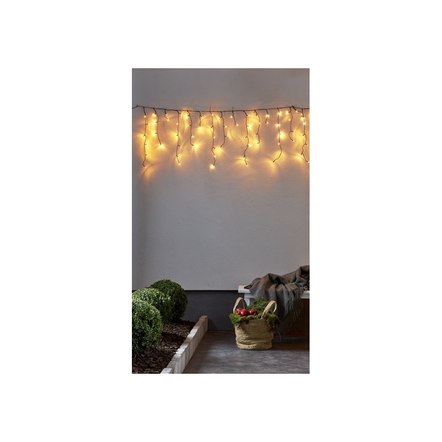 Eglo - Вулична різдвяна LED гірлянда 240xLED 5,9м теплий білий IP44