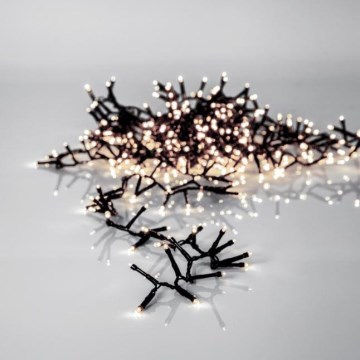 Eglo 410834 - Світлодіодна вулична різдвяна гірлянда CRISPY ICE 800xLED 16м IP44 теплий білий