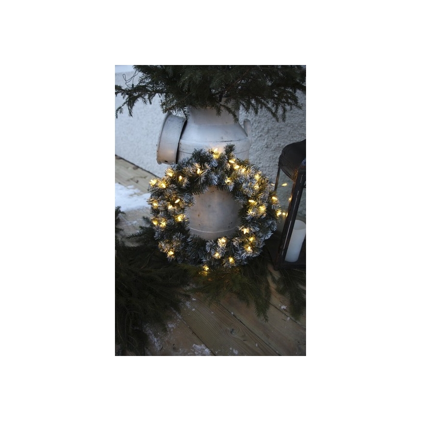 Eglo - Светодиодный уличный рождественский венок 30xLED/0,064W/3/230V IP44