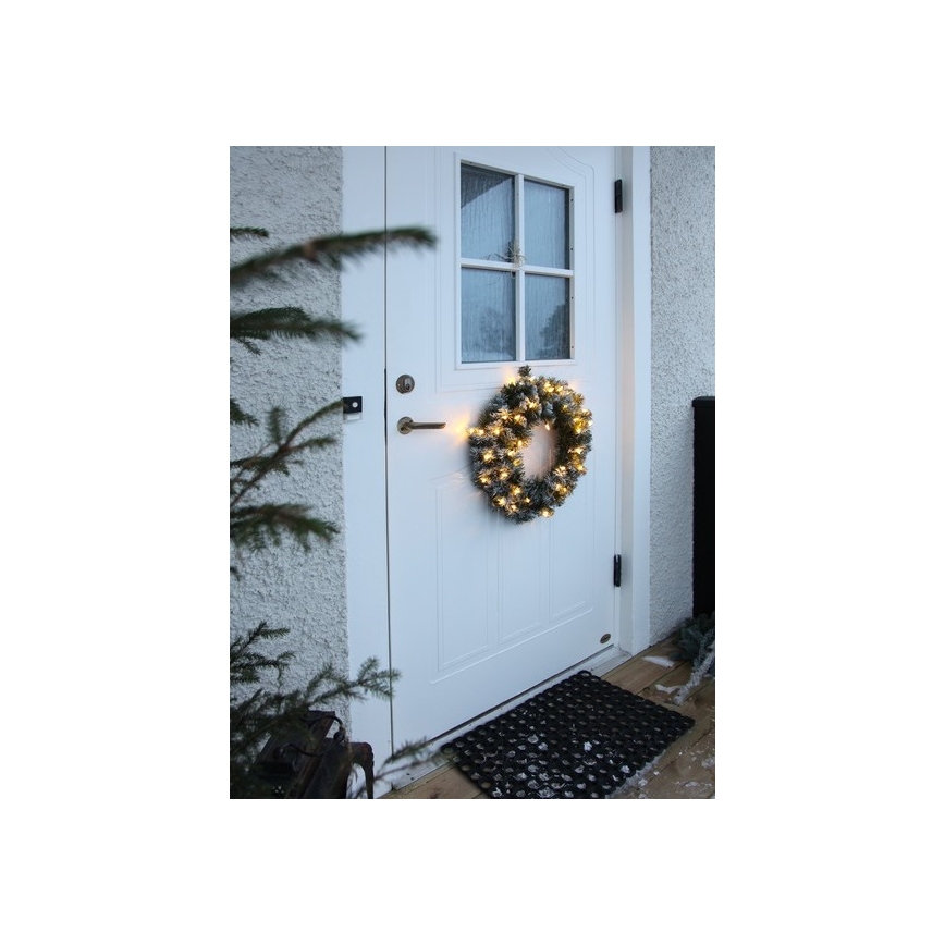 Eglo - Светодиодный уличный рождественский венок 30xLED/0,064W/3/230V IP44