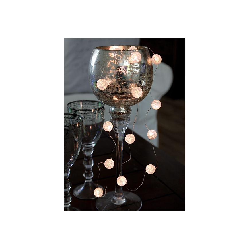 Егло - світлодіодна  гірлянда15xсвітлодіодів/3xАА 1,4м