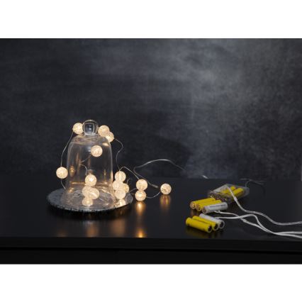 Eglo - Светодиодная рождественская гирлянда 15xLED/3xAA 1,4 м