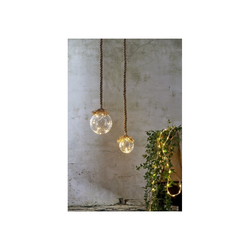 Eglo - Різдвяна LED декорація 15xLED/0,06W/3xAA
