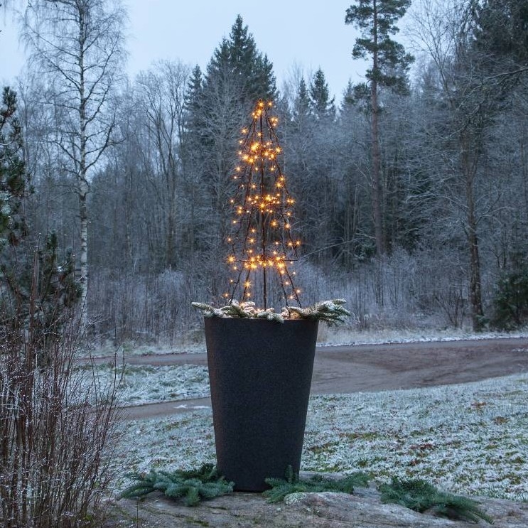 Eglo 411162 - Светодиодное уличное рождественское украшение 140xLED/0,066W/31/230V 90 см IP44 теплый белый