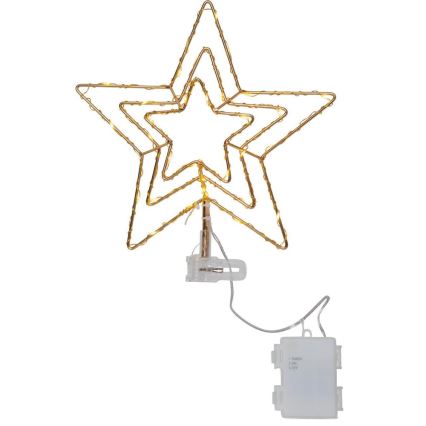 Eglo - Вулична різдвяна LED декорація 30xLED/0,06W/3xAA IP44