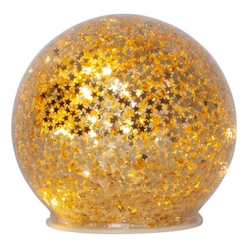Eglo 411344 - Різдвяна LED декорація STAR FALL 10xLED/2xAA золотий