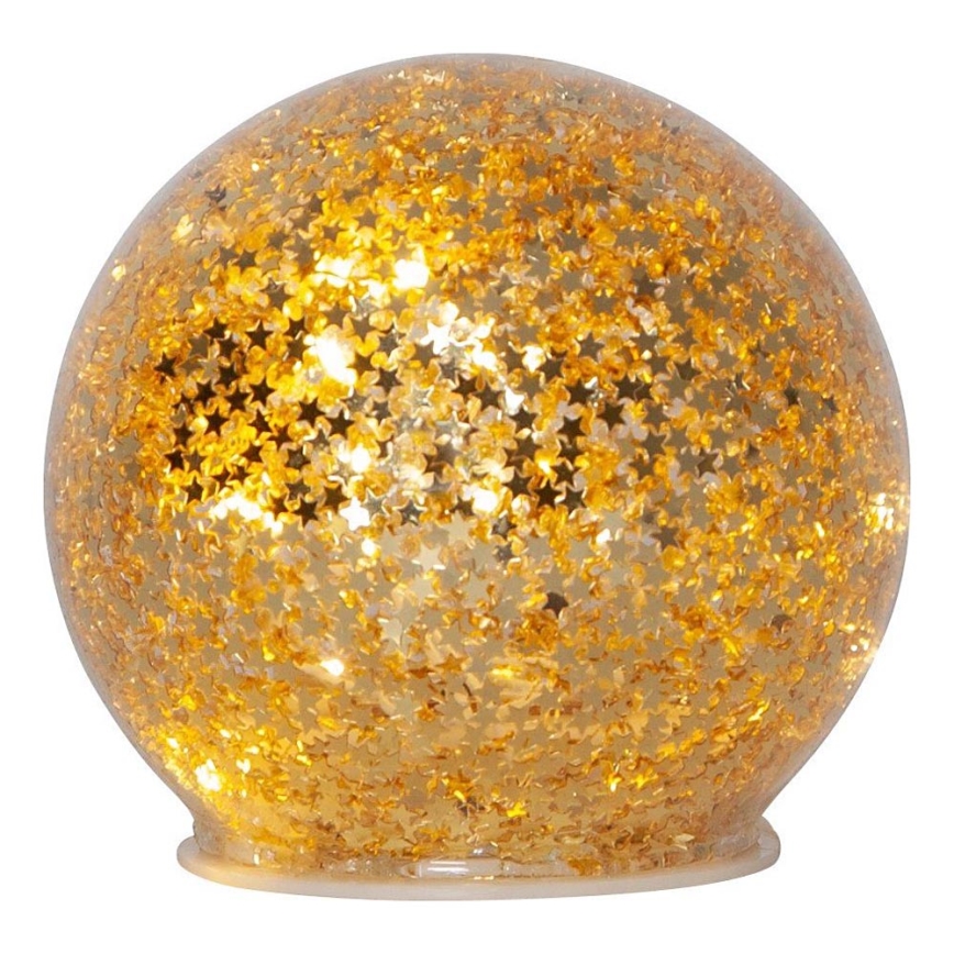 Eglo 411344 - Светодиодное рождественское украшение STAR FALL 10xLED/2xAA золотистый