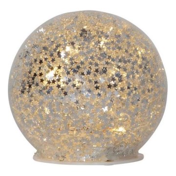 Eglo 411345 - Різдвяна LED декорація STAR FALL 10xLED/2xAA срібний