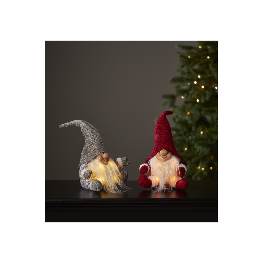 Eglo 411471 - Світлодіодна різдвяна прикраса JOYLIGHT 4xLED/0,06W/3xAA червоний