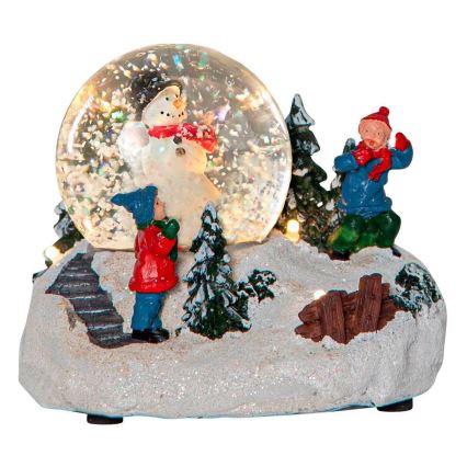 Eglo 411482 - Светодиодное рождественское украшение WINTERVILLE LED/2xAAA снежный шар