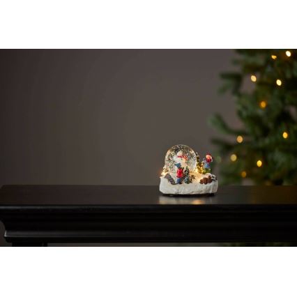 Eglo 411482 - Светодиодное рождественское украшение WINTERVILLE LED/2xAAA снежный шар