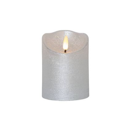 Eglo 411502 - Светодиодная свеча FLAMME RUSTIC LED/2xAA серебристый