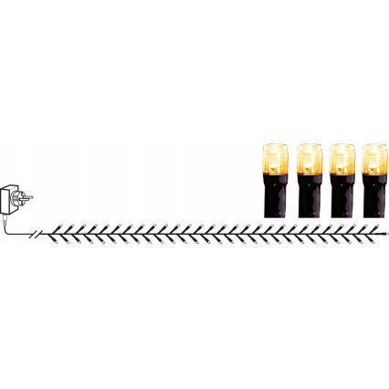 Eglo - Вулична різдвяна LED гірлянда 1200xLED 24м IP44 теплий білий