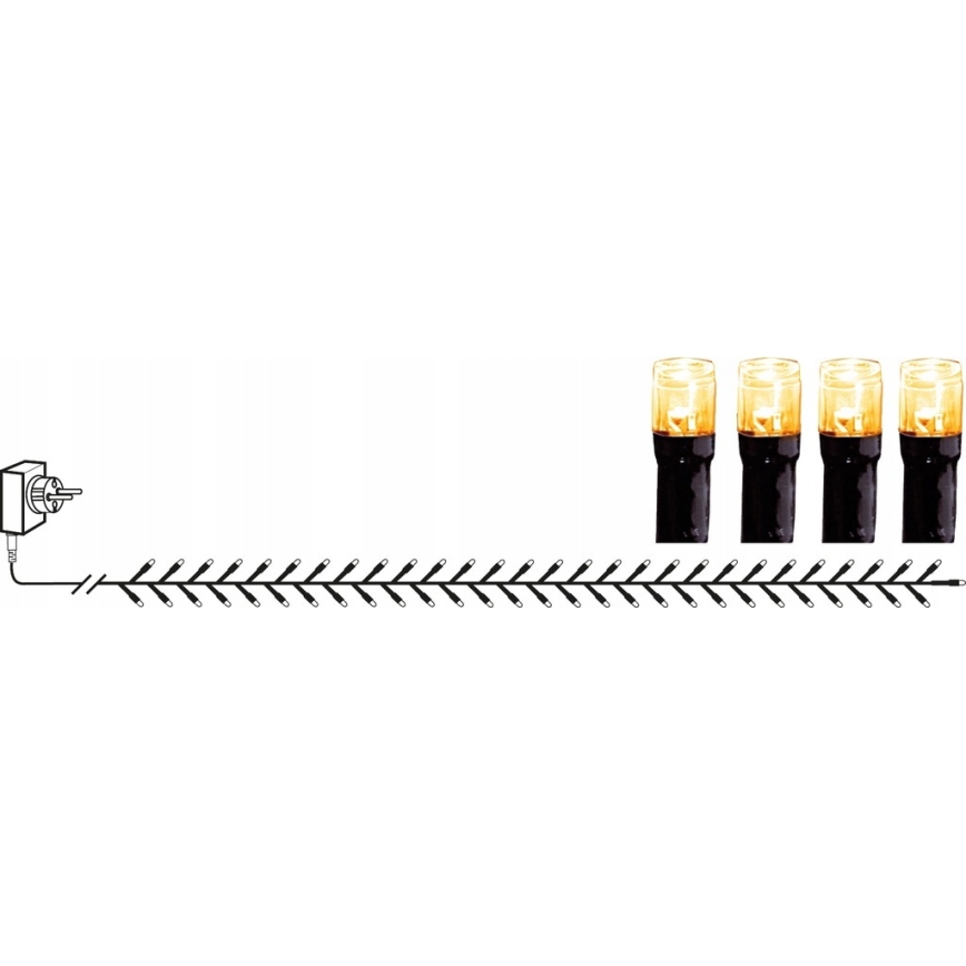 Eglo - Вулична різдвяна LED гірлянда 1200xLED 24м IP44 теплий білий