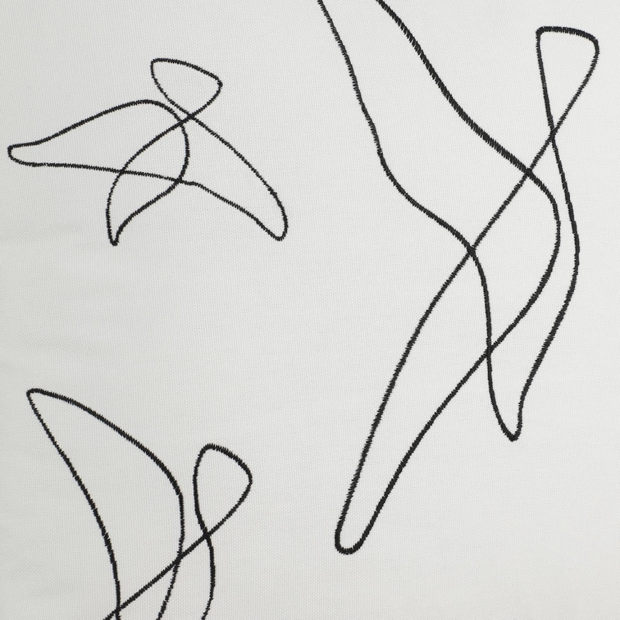 Eglo - Декоративная подушка 45x45 см белый/черный