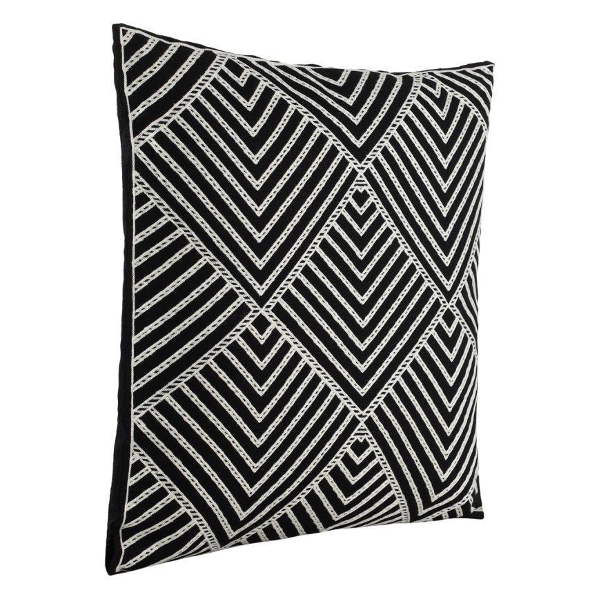 Eglo - Декоративна подушка 45x45 см чорний/білий