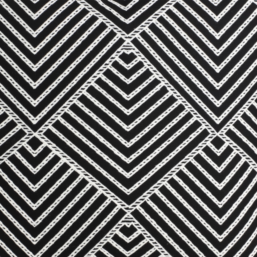 Eglo - Декоративна подушка 45x45 см чорний/білий