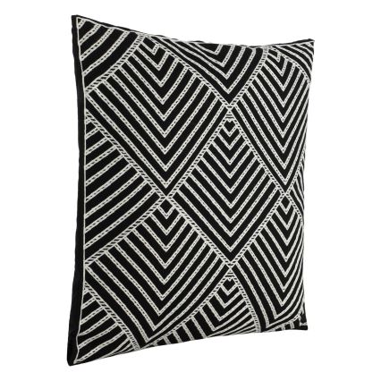 Eglo - Декоративная подушка 45x45 см черный/белый