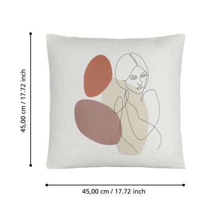 Eglo 420008 - Декоративна подушка CHEVERY 45x45 см, різнобарвна