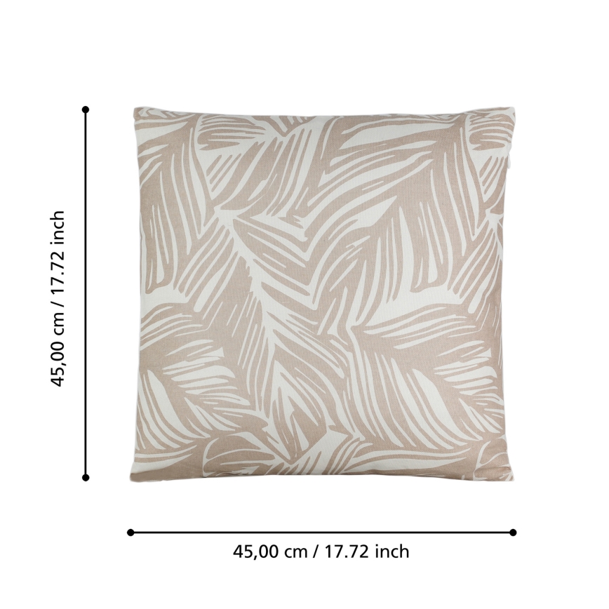 Eglo 420011 - Декоративная подушка CHEVERY 45x45 см, бежевого цвета