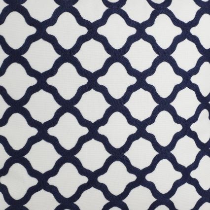 Eglo - Декоративна подушка 45x45 см біла/синя