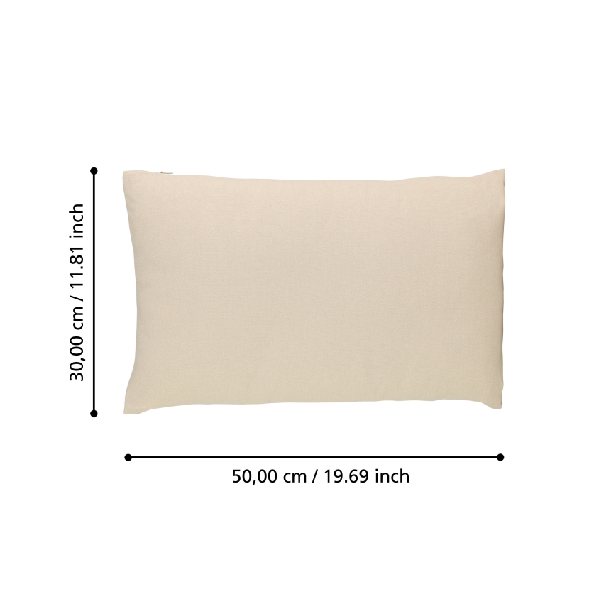 Eglo 420021 - Декоративна подушка ILES 30x50 см бежевого кольору