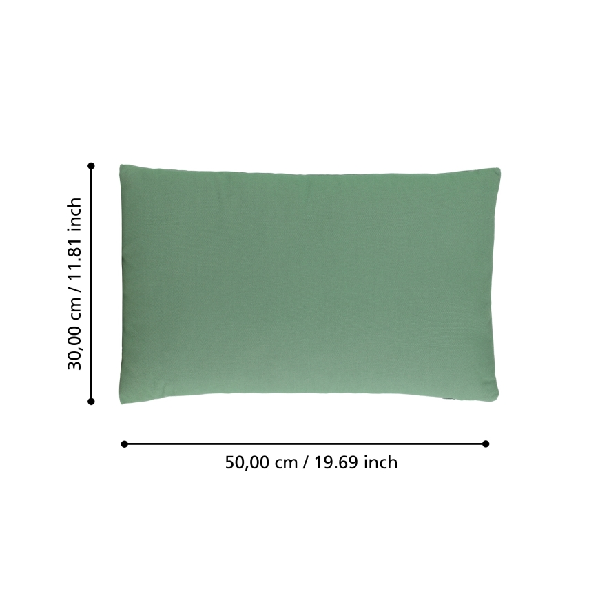 Eglo 420025 - Декоративная подушка ILES 30x50 см зелёная