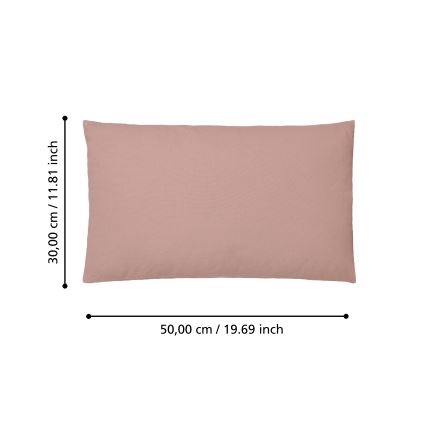 Eglo 420029 - Декоративна подушка ILES 30x50 см рожева
