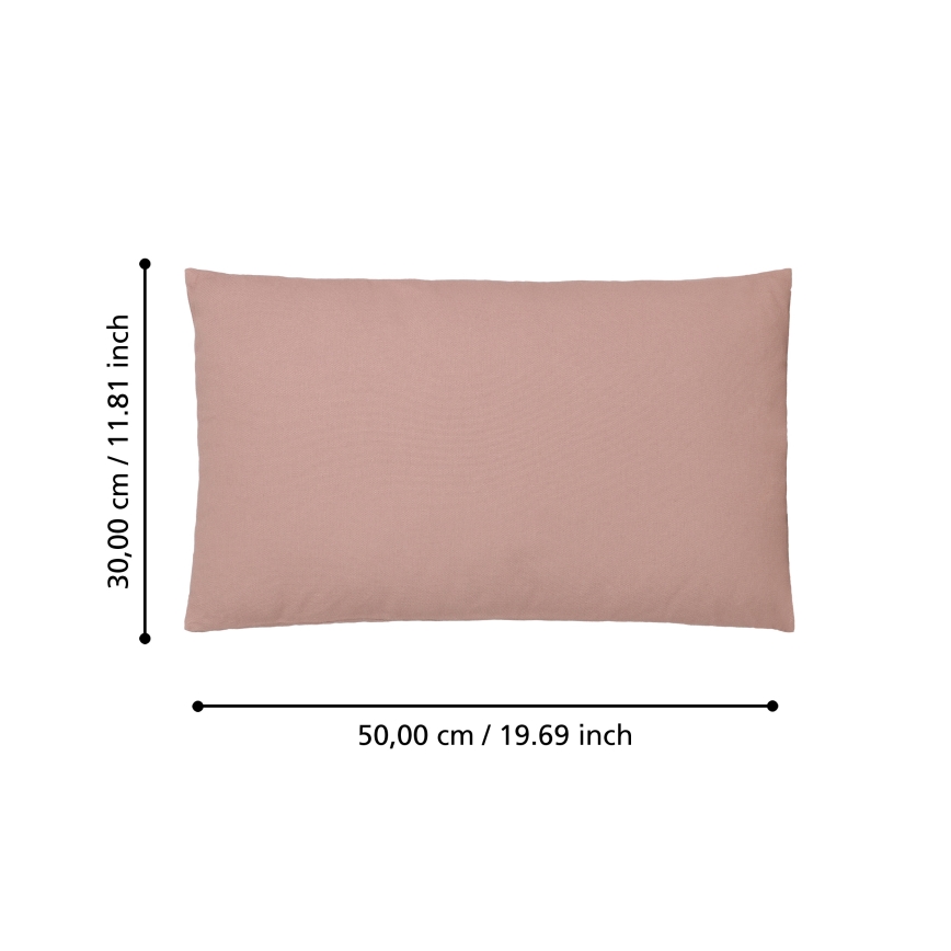 Eglo 420029 - Декоративна подушка ILES 30x50 см рожева