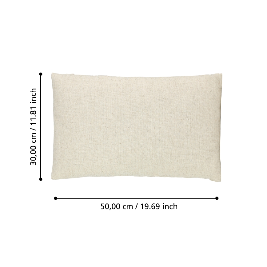 Eglo 420032 - Декоративна подушка ILES 30x50 см, бежева