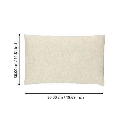 Eglo 420032 - Декоративная подушка ILES 30x50 см, бежевого цвета
