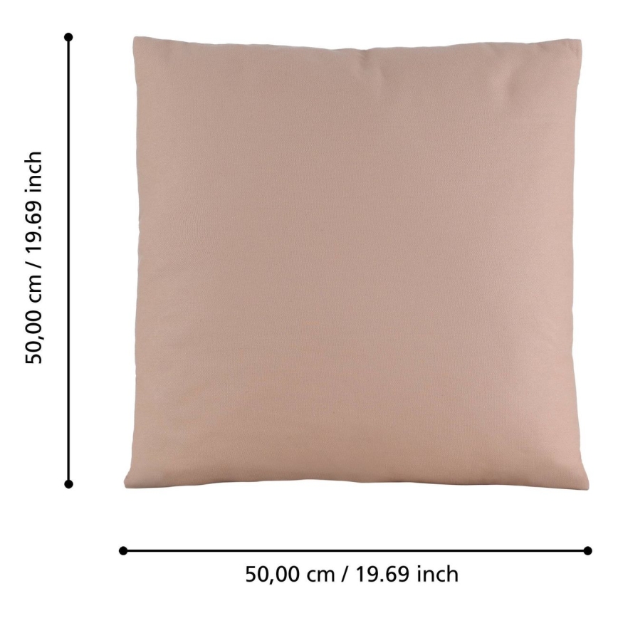 Eglo 420035 - Декоративная подушка ILES 50x50 см розовая