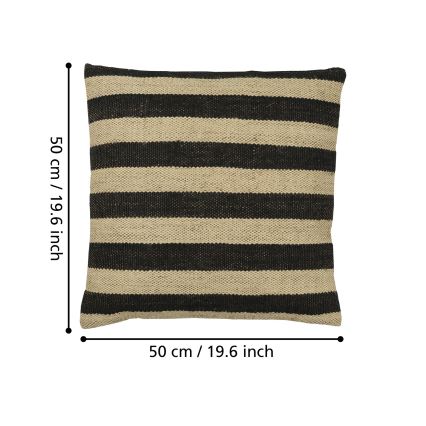 Eglo 420045 - Декоративна подушка CHEVERY 50x50 см, коричнева