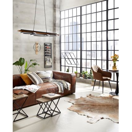 Eglo 420052 - Декоративная подушка CHEVERY 50x50 см кремовая/чёрная