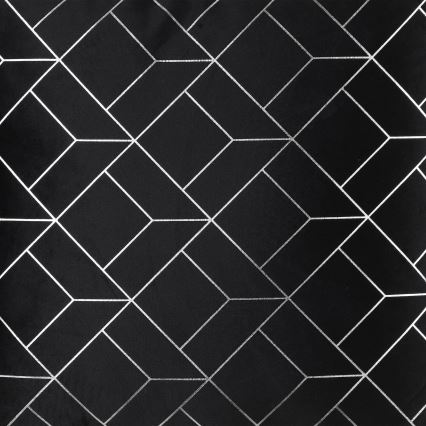 Eglo - Декоративна подушка 45x45 см чорний/срібний