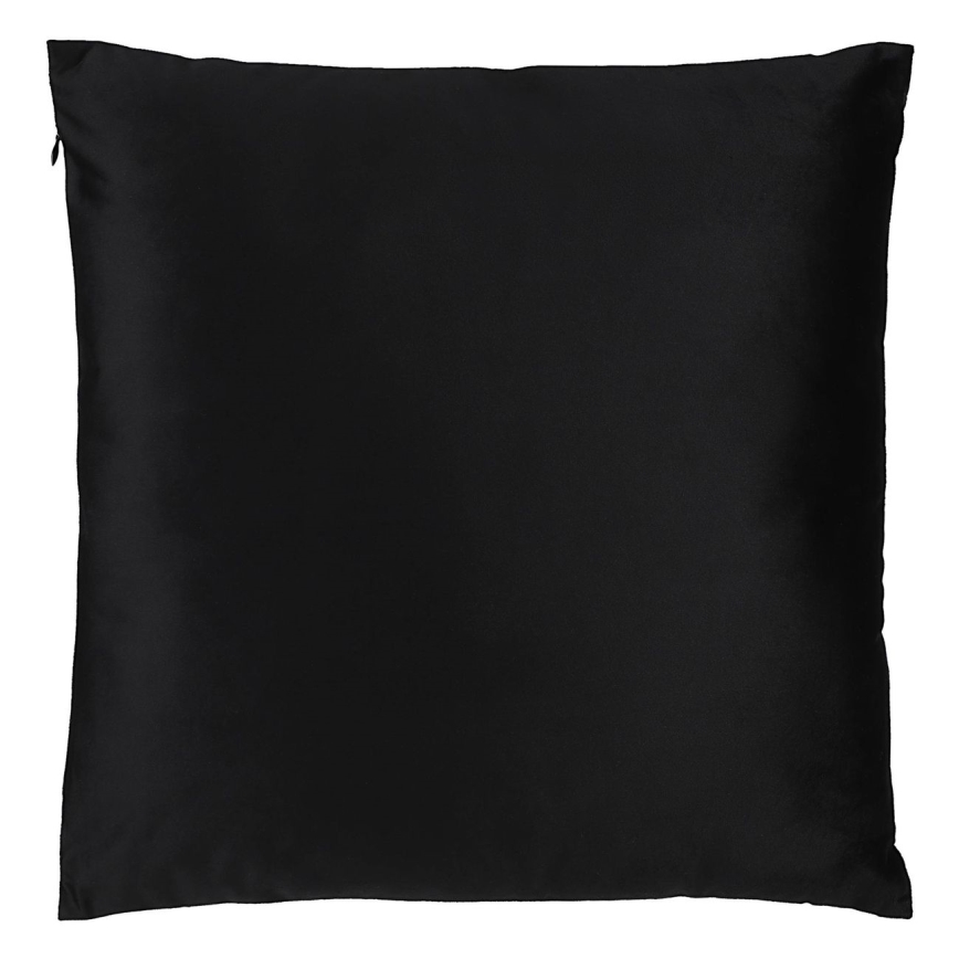Eglo - Декоративная подушка 45x45 см черный/серебристый