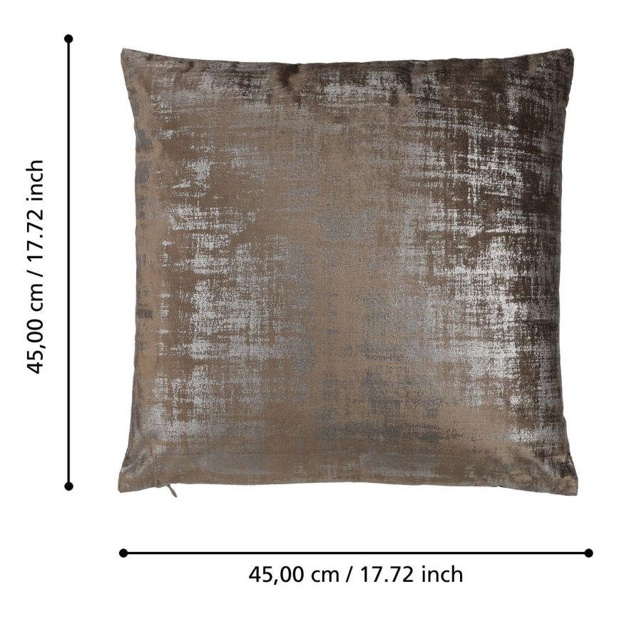 Eglo - Декоративна подушка 45x45 см коричневий