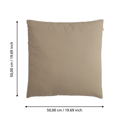 Eglo 420081 - Декоративна подушка ILES 50x50 см коричнева