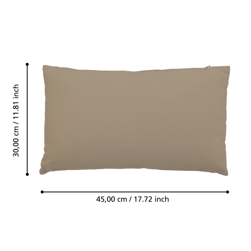 Eglo 420082 - Декоративна подушка ILES 30x45 см коричнева
