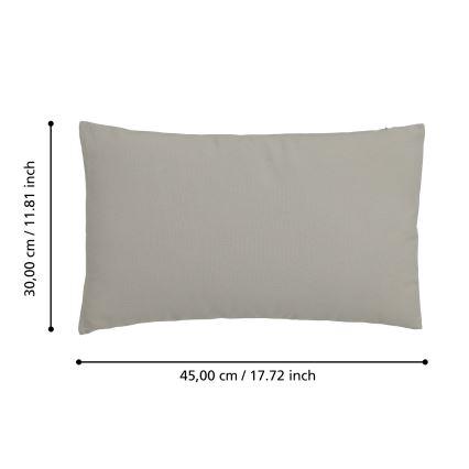 Eglo 420089 - Декоративна подушка ILES 30x45 см сіра