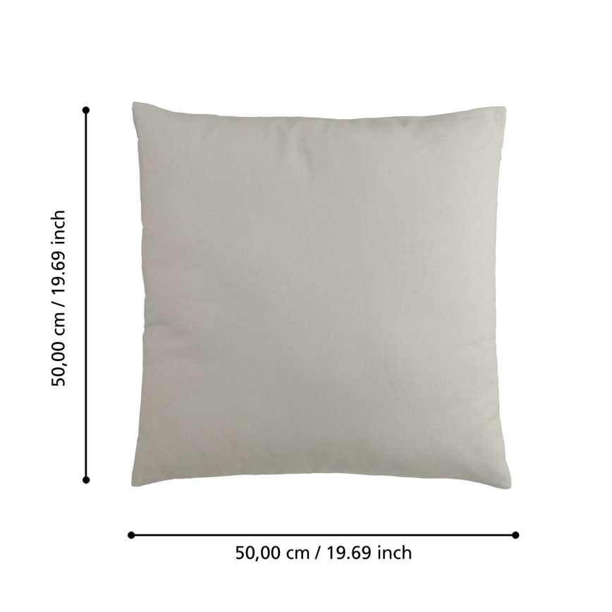 Eglo 420091 - Декоративна подушка ILES 50x50 см сіра