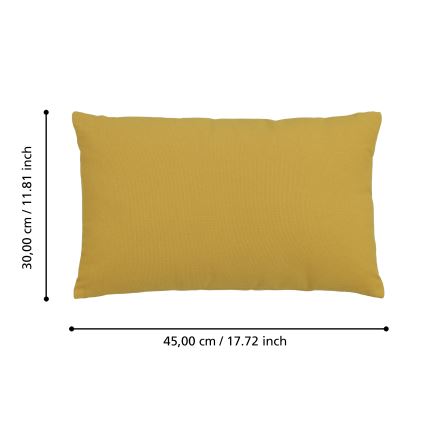 Eglo 420092 - Декоративная подушка ILES 30x45 см жёлтая