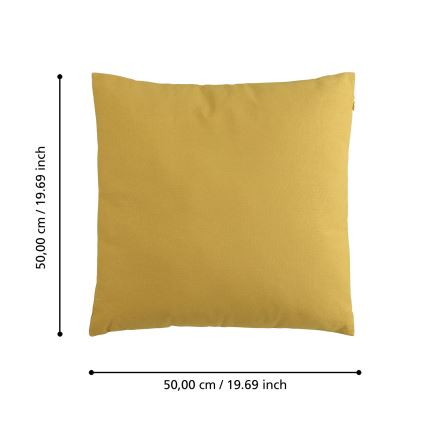 Eglo 420093 - Декоративная подушка ILES 50x50 см жёлтая