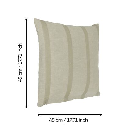 Eglo 420112 - Декоративна подушка BETAMPONA 45x45 см бежева