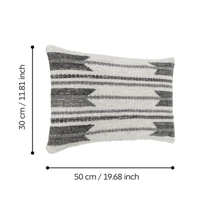 Eglo 420126 - Декоративна подушка CHEVERY 30x50 см сіра