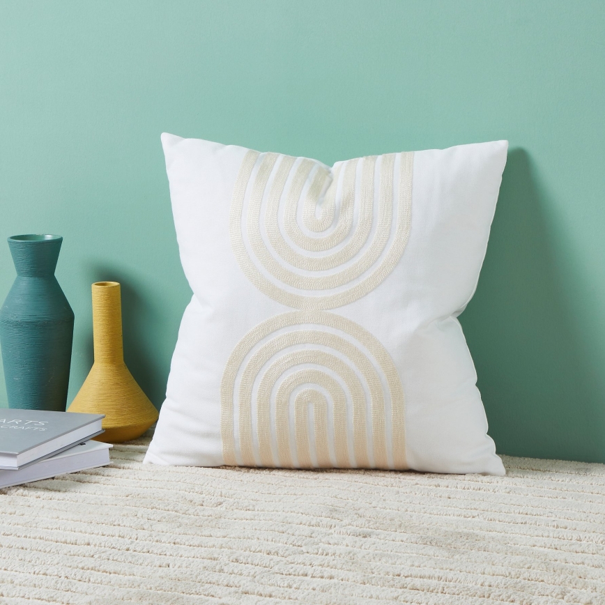 Eglo 420238 - Декоративная подушка BERHALA 45x45 см белая/бежевая